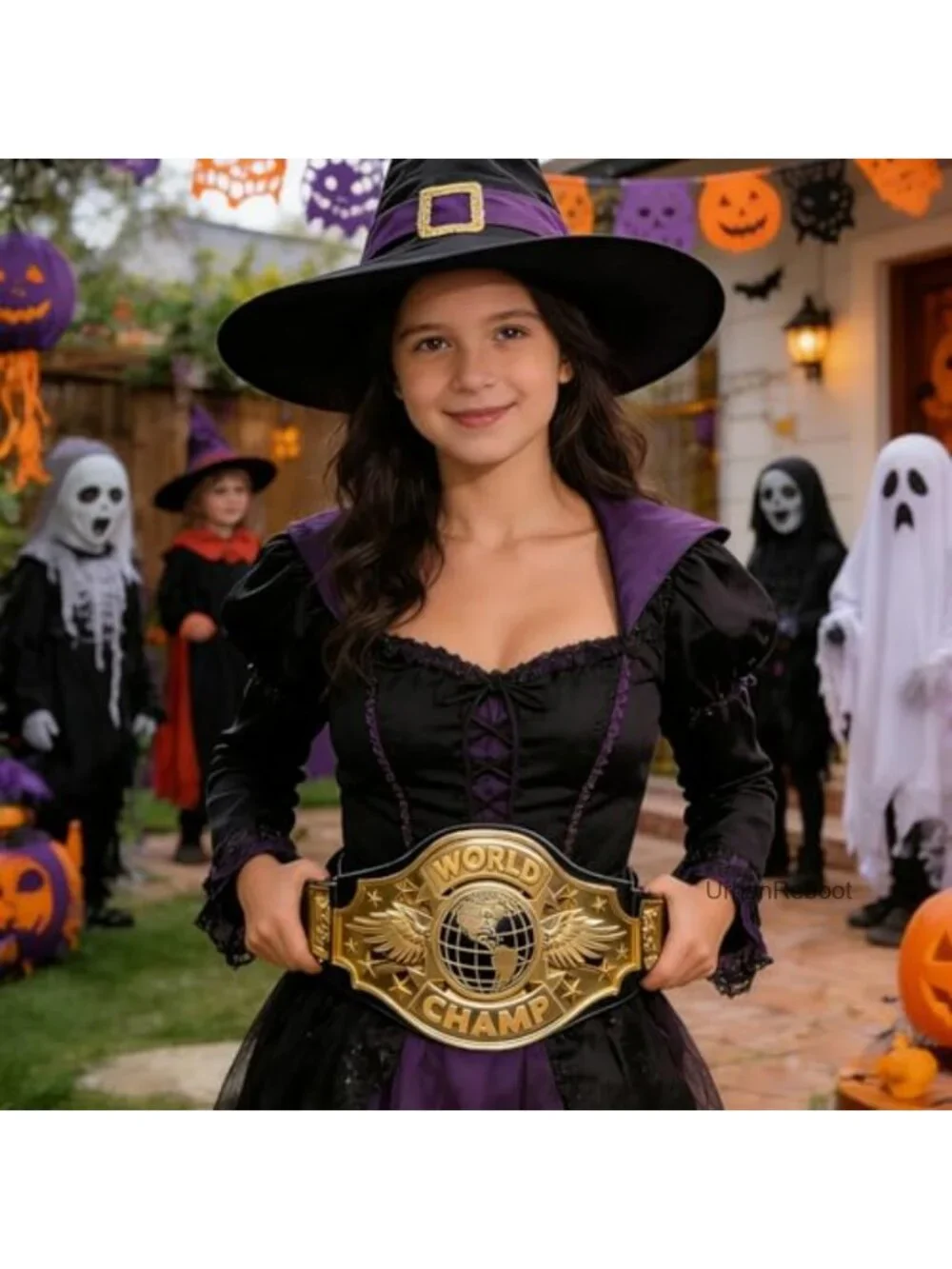 Adjustable Championship Belt Halloween Cosplay Costume Accessory